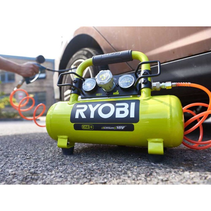 Ryobi R18AC-0 akkukompressori, 18 V, 4 Ah, 8,3 bar