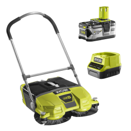 Ryobi R18SW3 0 akkukäyttöinen lakaisukone 18 V 53 cm 17 l