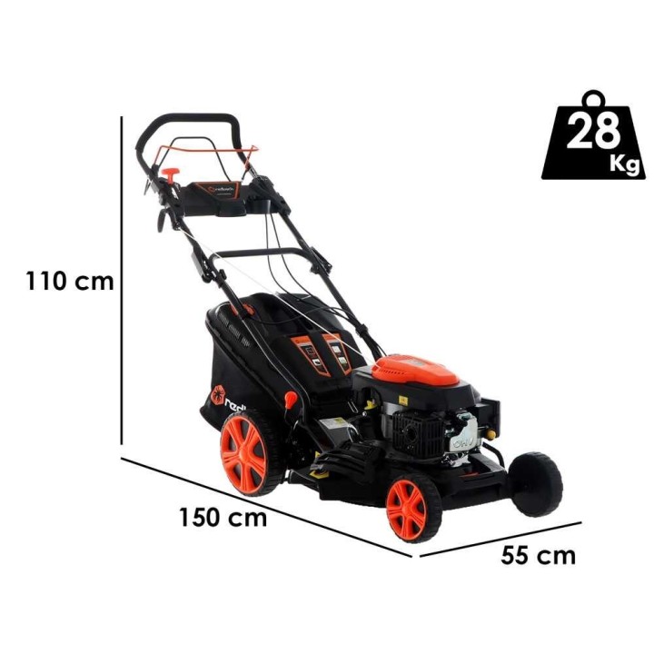 Redback S463VHY-T6 vetävä ruohonleikkuri, 45 cm, 146 cm³, 4 in 1