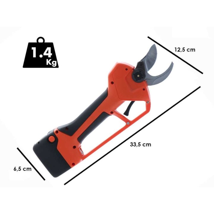 Stocker Titania E-40 TP sähköoksasakset, 2 × 21,6 V 2,6 Ah, 400 W