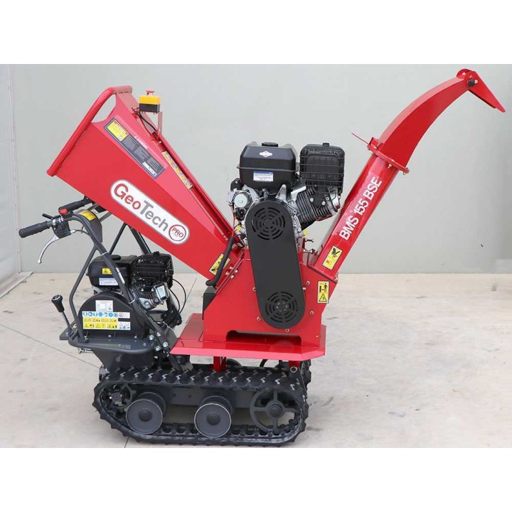 GeoTech Pro BMS155 BS telaketjuvetoinen biotrituratore, 13,5 HP, Briggs &amp; Stratton XR2100