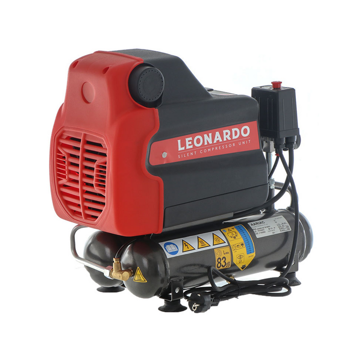 FIAC Leonardo hiljainen öljytön kompressori 1 HP 6 l 230 V