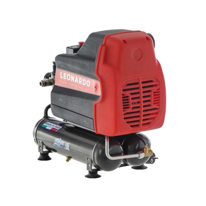 FIAC Leonardo hiljainen öljytön kompressori, 1 HP, 6 l, 230 V