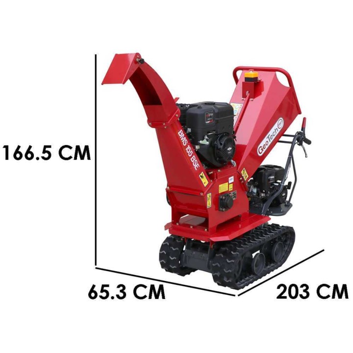 BMS155 BS telavetoinen biotriturijyrsin, XR2100, 13,5 HP, 90 mm, 300 kg