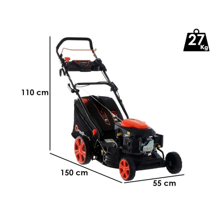 Redback S463HY-T6 4-in-1-bensiiniruohonleikkuri, 46 cm, 146 cm³, 5 HP