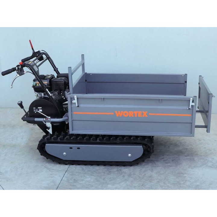 Wortex SFL 500 telaketjuvetoinen moottorikärry, 500 kg, 8 HP
