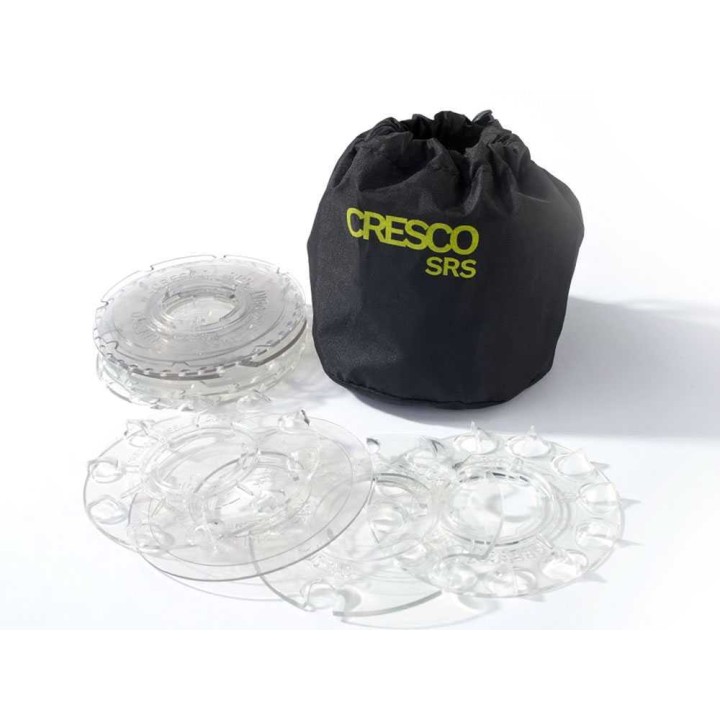 Cresco SRS kylvökone vihanneksille, 10 kylvölevyä, alumiini, 4 kg