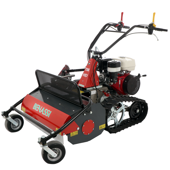 Benassi T750 HD vasaramurskain telaketjuilla Honda GX 390 13 HP 75 cm