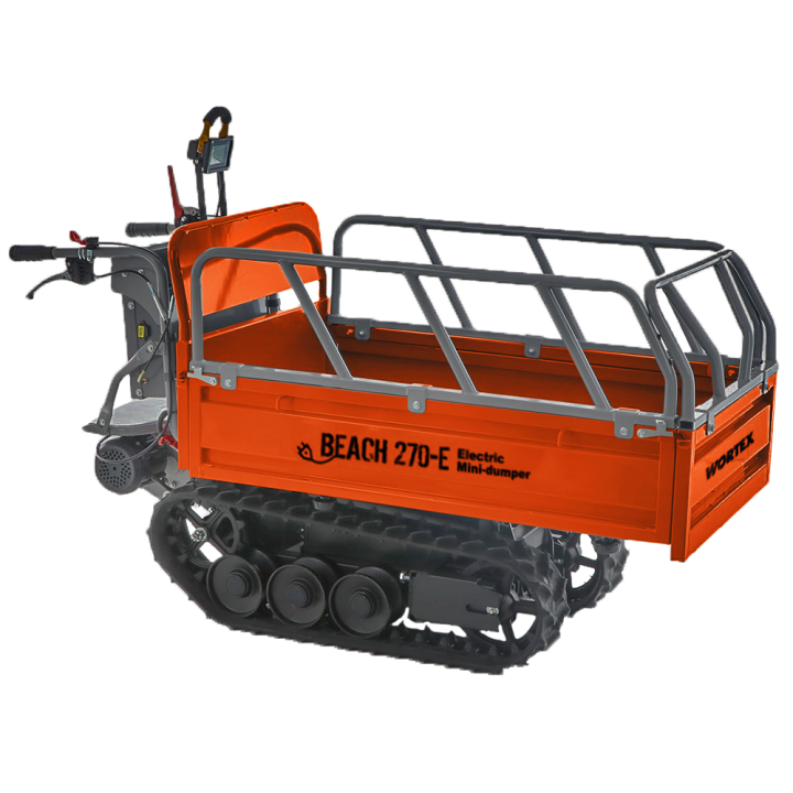 Wortex Beach 270E sähköinen tela alustainen kottikärry 450 kg 60 V 800 W