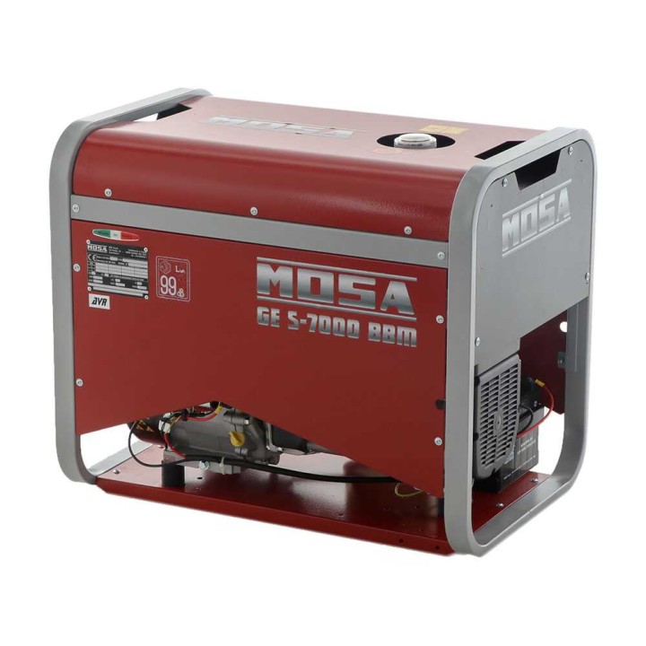 MOSA GE S-7000 BBM AVR EAS bensiinikäyttöinen generaattori, 6,5 kW, AVR, ATS
