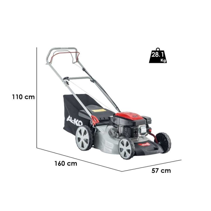 Al-Ko Easy 4.60 SP-S itsevetävä bensiiniruohonleikkuri, 46 cm, 140 cm³, 2-in-1