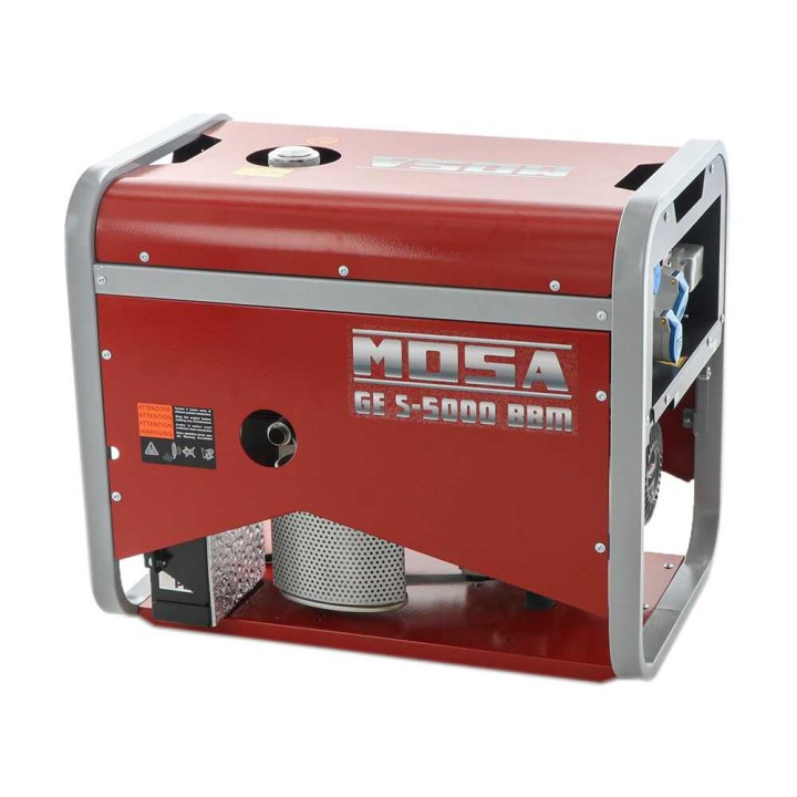 MOSA GE S-5000 BBM AVR EAS bensiinikäyttöinen generaattori, 4,5 kW, 230 V