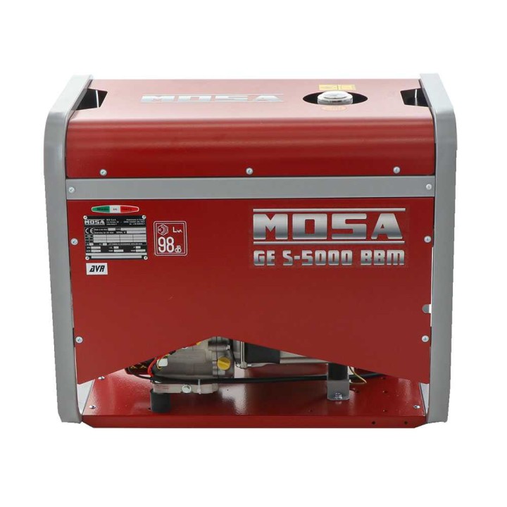 MOSA GE S-5000 BBM AVR EAS bensiinikäyttöinen generaattori, 4,5 kW, 230 V