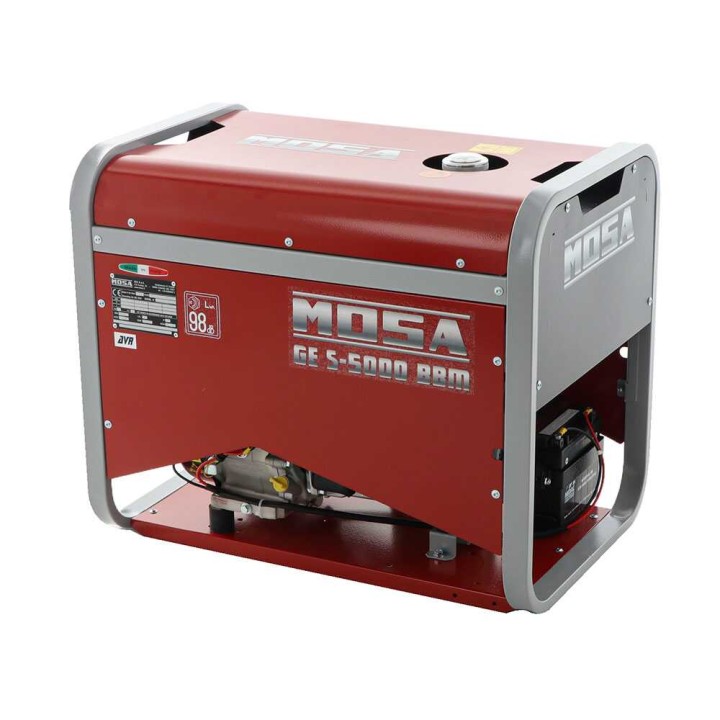MOSA GE S-5000 BBM AVR EAS bensiinikäyttöinen generaattori, 4,5 kW, 230 V