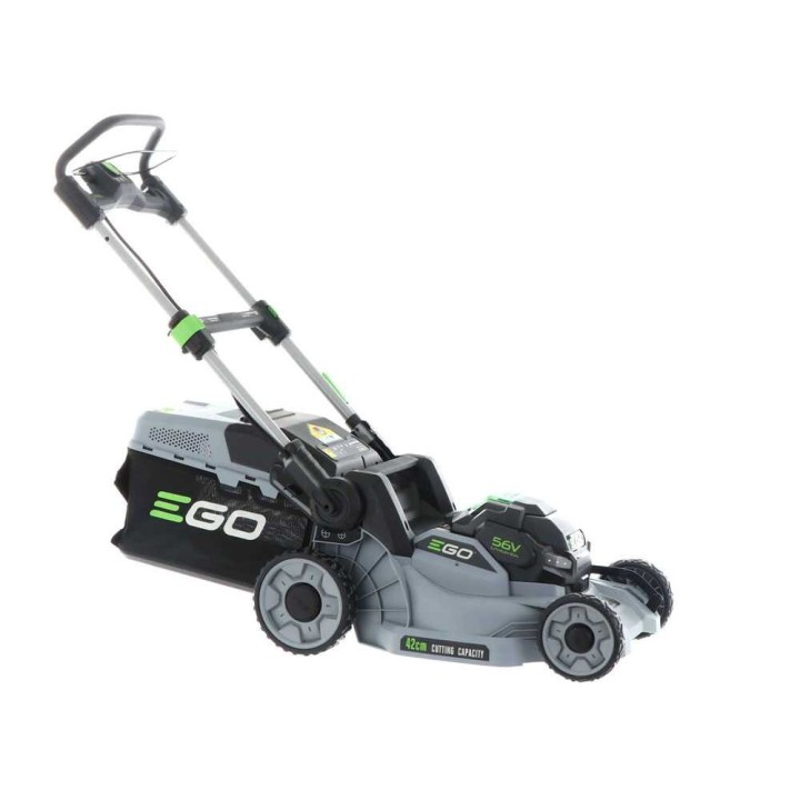 EGO LM1701E akkuruohonleikkuri, 56 V / 2,5 Ah, leikkuuleveys 42 cm