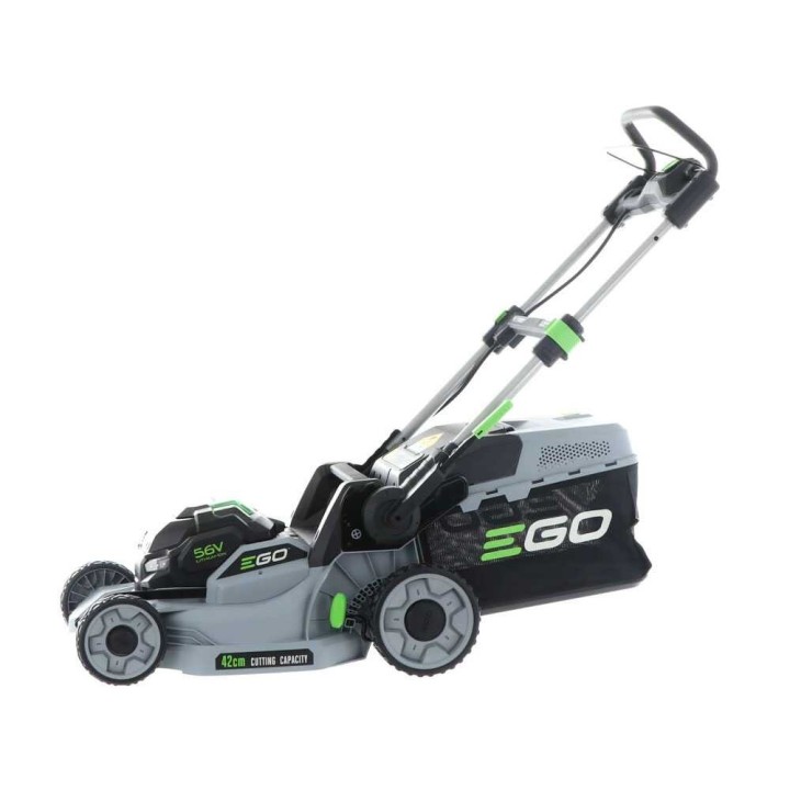 EGO LM1701E akkuruohonleikkuri, 56 V / 2,5 Ah, leikkuuleveys 42 cm