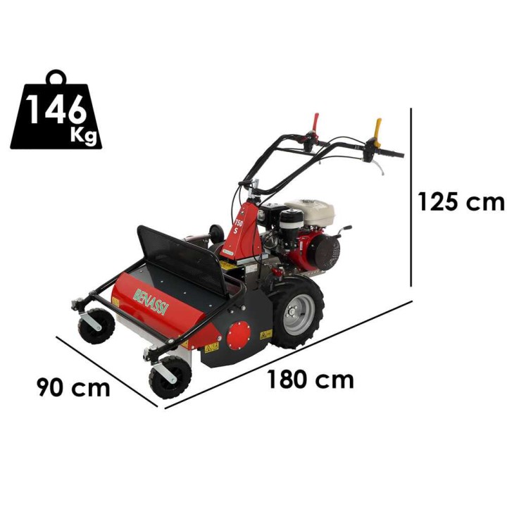 Benassi T750S vasaramurskain, Honda GX 270, 9 HP, 75 cm