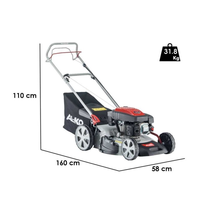 Al-Ko Easy 5.10 SP-S bensiiniruohonleikkuri, 4-in-1, 160 cm³, 51 cm