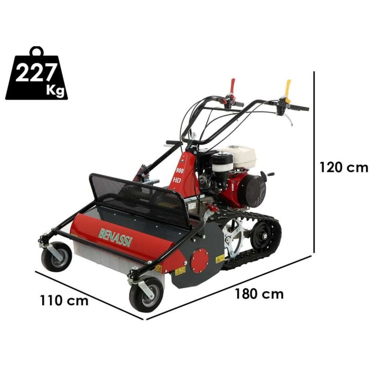 Benassi T900HD telaketjuvetoinen vasaramurskain, Honda GX 390, 13 HP, 90 cm