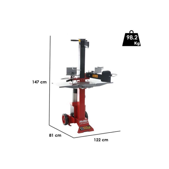 AL-KO LSV 550/6 pystymallinen sähköklapikone, 6 t, 230 V