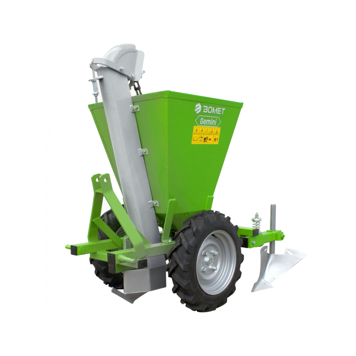 Bomet Gemini yksirivinen perunanistutuskone 90 kg 32 cm ilmarenkaat