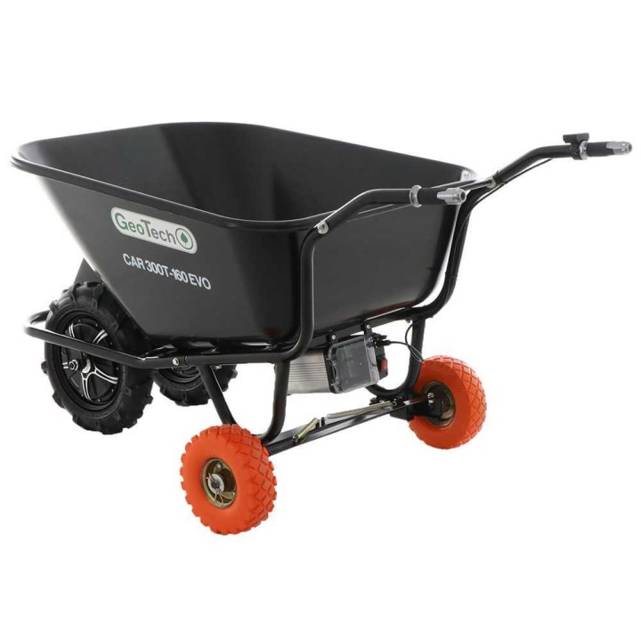 GeoTech CAR 300T-160 EVO akkukottikärry, 40 V, 6 Ah, 300 kg