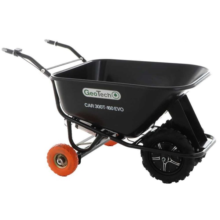 GeoTech CAR 300T-160 EVO akkukottikärry, 40 V, 6 Ah, 300 kg