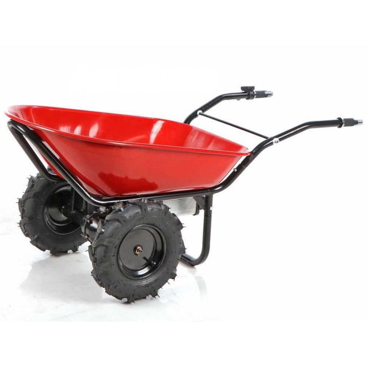 GeoTech CAR 260T-100 akkukärry, 350 W, 40 V, 100 l, traktoripyörät