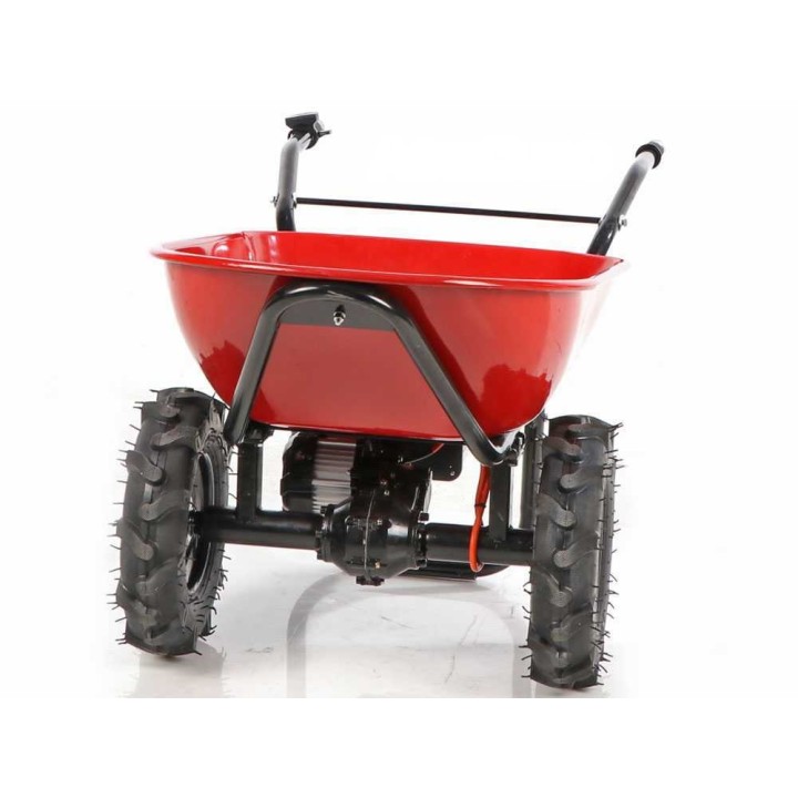 GeoTech CAR 260T-100 akkukärry, 350 W, 40 V, 100 l, traktoripyörät