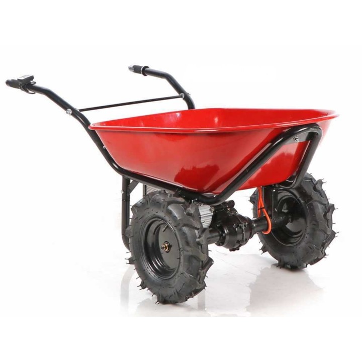 GeoTech CAR 260T-100 akkukärry, 350 W, 40 V, 100 l, traktoripyörät