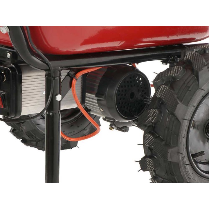 GeoTech CAR 260T-100 akkukärry, 350 W, 40 V, 100 l, traktoripyörät