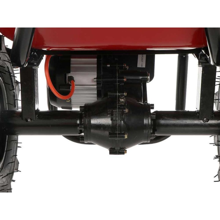 GeoTech CAR 260T-100 akkukärry, 350 W, 40 V, 100 l, traktoripyörät
