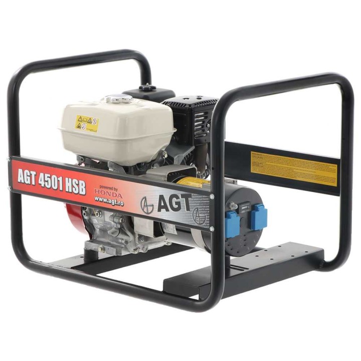 AGT 4501 HSB bensiinikäyttöinen generaattori, 4,5 kW, 230 V