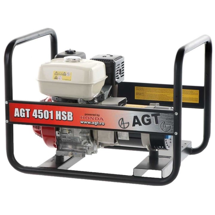 AGT 4501 HSB bensiinikäyttöinen generaattori, 4,5 kW, 230 V