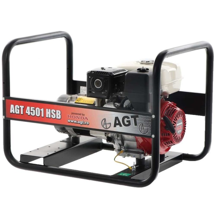 AGT 4501 HSB bensiinikäyttöinen generaattori, 4,5 kW, 230 V