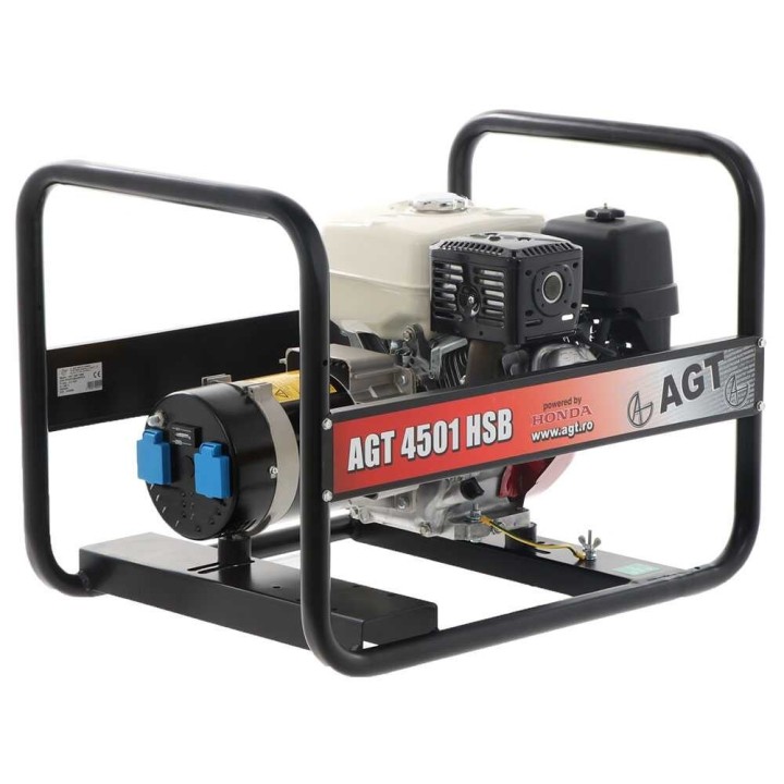 AGT 4501 HSB bensiinikäyttöinen generaattori, 4,5 kW, 230 V