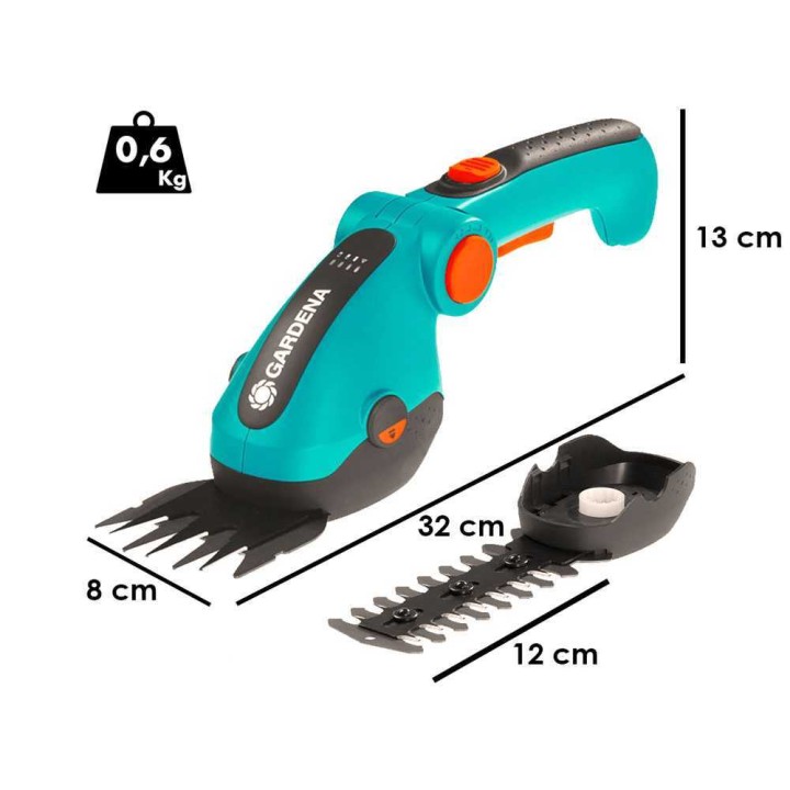 Gardena ComfortCut akkuruohosakset, 3,6 V, 3 Ah, pensasteräેણ