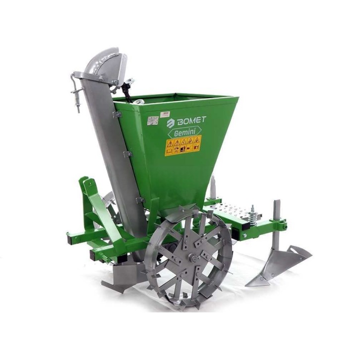 Bomet Gemini yksirivinen perunanistutuskone, 90 kg, 20–40 HP