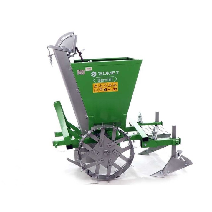 Bomet Gemini yksirivinen perunanistutuskone, 90 kg, 20–40 HP