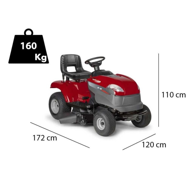 Castelgarden XD 150 ajoleikkuri, sivullepurku, 98 cm, Stiga ST 350