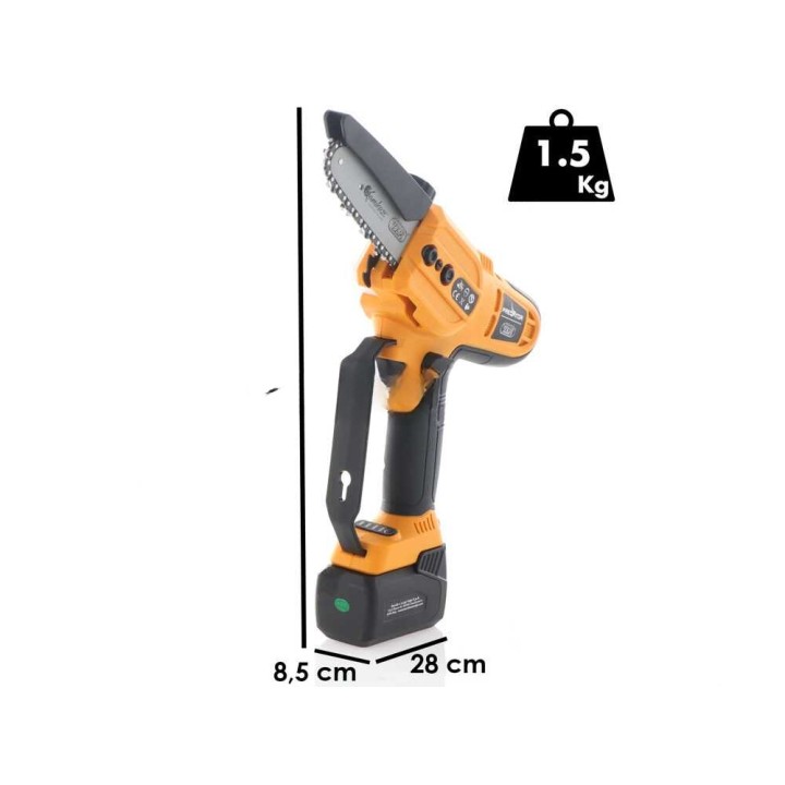 Volpi PVS5001 akkukäyttöinen oksasaha, 650 W, 14,4 V, 2 × 4 Ah