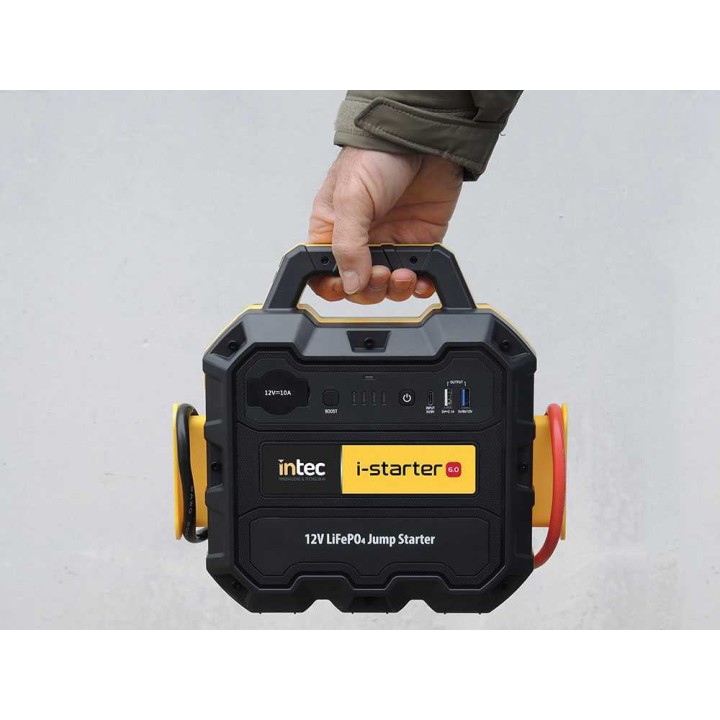 Intec I-STARTER 6.0 kannettava käynnistysapu, 12 V, 1 200 A