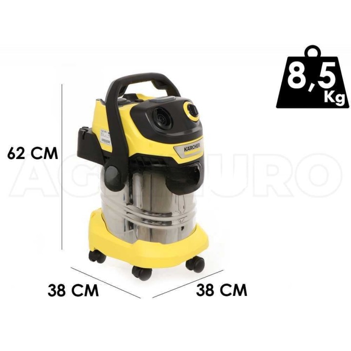 Karcher WD 5 S V-25/5/22 märkä-kuivaimuri ja puhallin, 25 l, 1 100 W