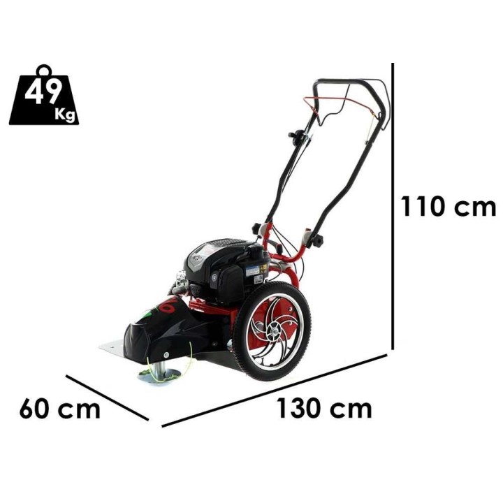 Blue Bird FLO SPEED 7 BS ruohosilppuri, 163 cm³, 3 vaihdetta, terä ja siimapää