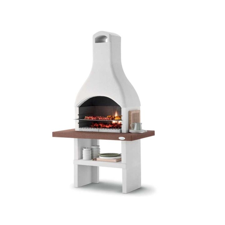 Palazzetti Oslo 2 muurattu grilli puulle ja hiilelle, 68 × 40 cm palooti