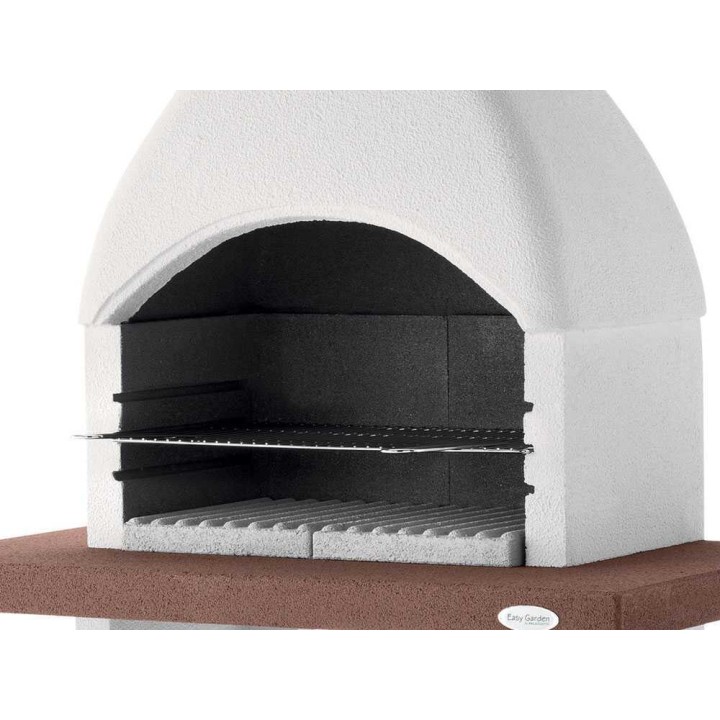 Palazzetti Oslo 2 muurattu grilli puulle ja hiilelle, 68 × 40 cm palooti
