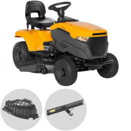 Stiga Tornado 398 M ajoleikkuri 98 cm 14 HP sivulle purkava ja silppuava leikkuu