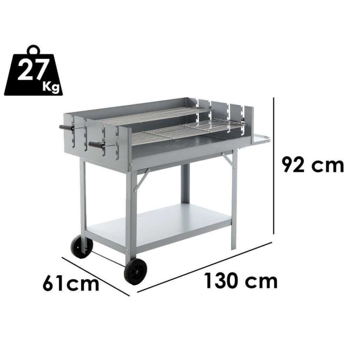 Royal Food CB 550S hiiligrilli, 5 320 cm², 2 ritilää