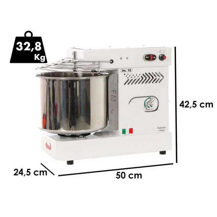 Famag Grilletta IM 10/230 10 Velocità HH -spiraalitaikinakone, 10 kg, 230 V