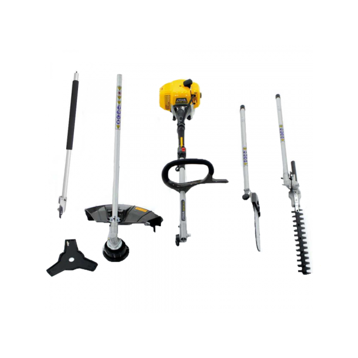 Stiga MT 330 monitoiminen raivaussaha, 25,4 cm³, 0,94 HP, 70 cm jatkovarsi